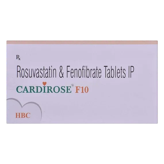 cardirose f 10mg tablet 10's